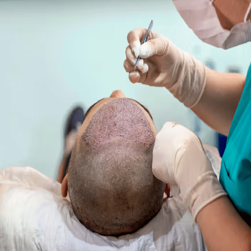 the process of getting a hair transplant