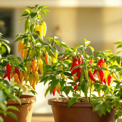 Indoor peppers