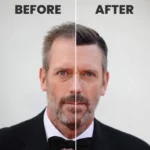 hugh laurie hair transplant