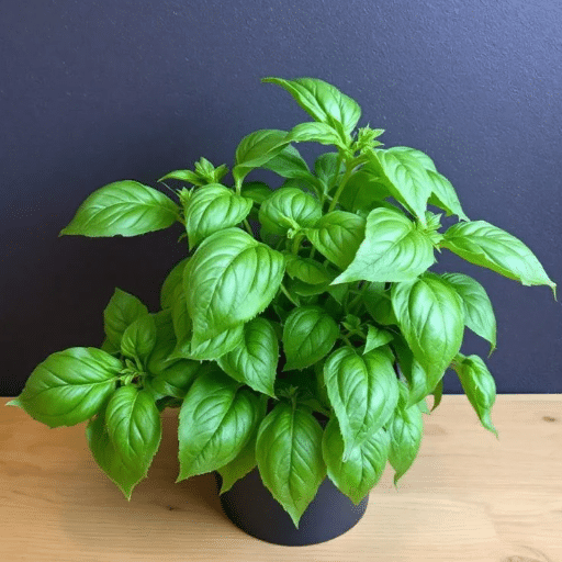 Harvesting Basil